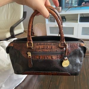 Vintage Leather Brahmin Shoulder Bag and Wallet